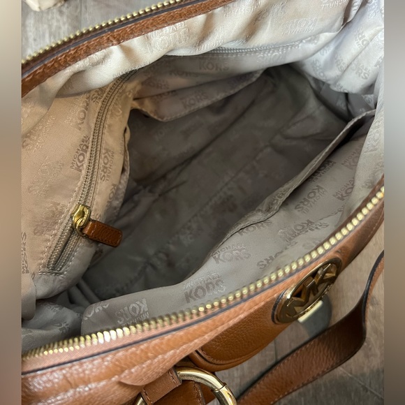 Michael Kors Cognac Fulton Satchel - Picture 10 of 10